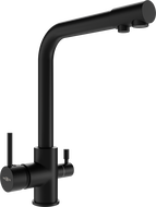 Mexen Duero kitchen mixer tap, Black - 671600-70