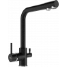 Mexen Duero kitchen mixer tap, Spotted black - 671600-76