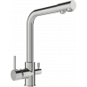 Mexen Duero kitchen tap, stainless steel - 671600-99