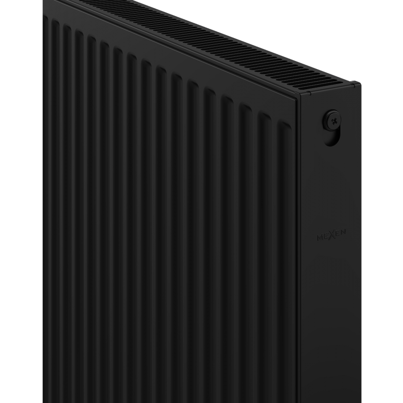 Mexen C21 Panel Radiator 500 x 2800 mm, Side Connection, 3101 W, Black - W421-050-280-70