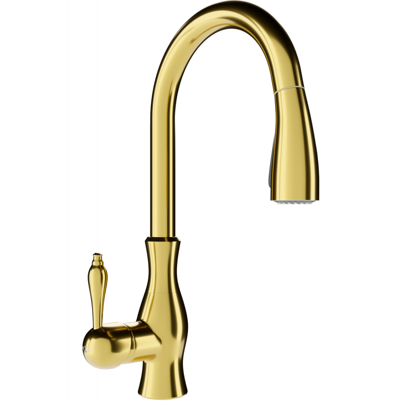 Mexen Savita kitchen faucet, gold - 672601-50