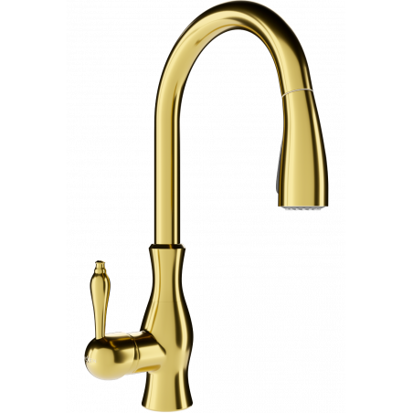 Mexen Savita kitchen tap, gold - 672601-50