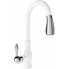 Mexen Savita kitchen faucet, white - 672601-20