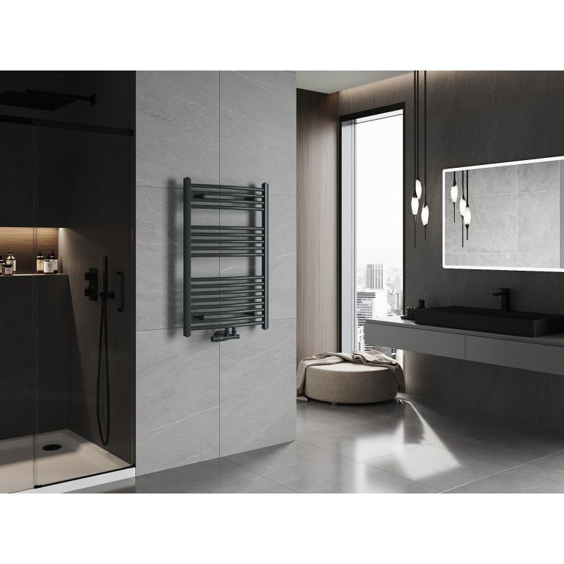 Mexen Ares bathroom radiator 900 x 600 mm, 433 W, anthracite - W102-0900-600-00-66