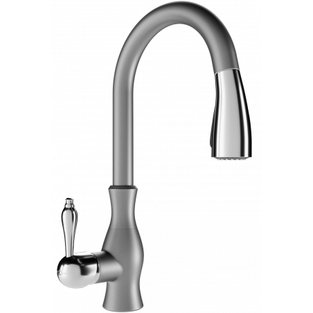Mexen Savita kitchen tap, grey - 672601-61