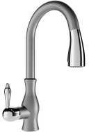 Mexen Savita kitchen faucet, gray - 672601-61