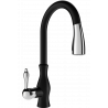 Mexen Savita kitchen faucet, black - 672601-70