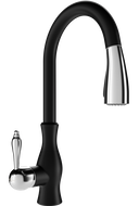 Mexen Savita kitchen mixer tap, Black - 672601-70