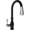 Mexen Savita kitchen tap, black speckled - 672601-76