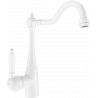 Mexen Carla kitchen mixer tap, White - 670700-20