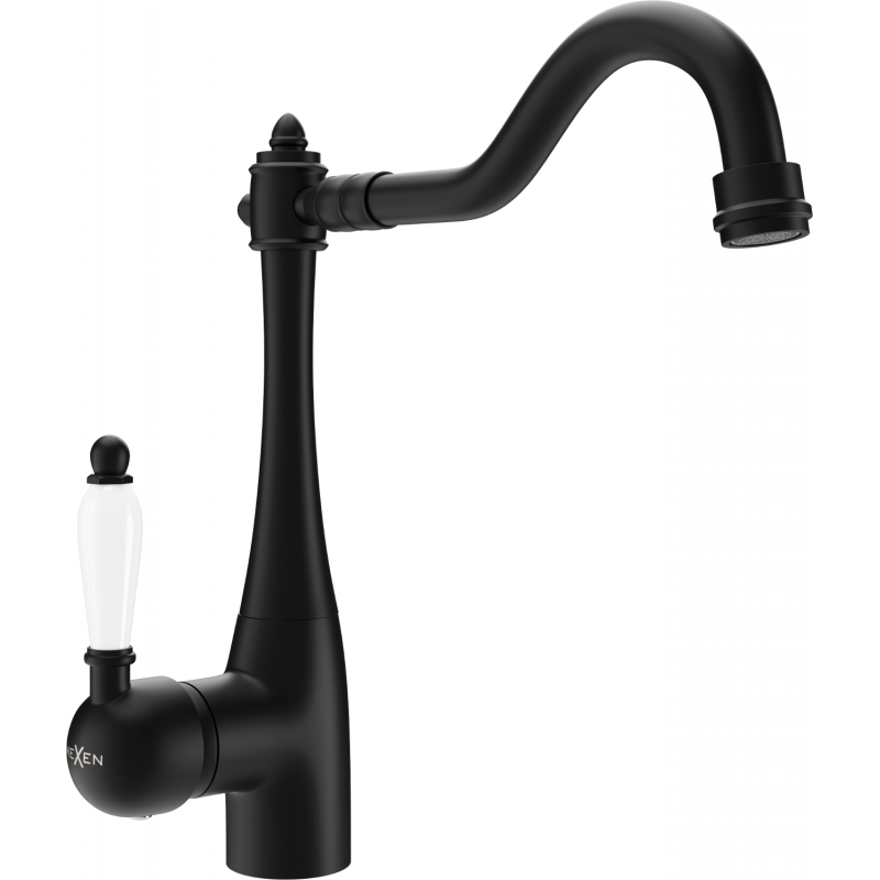 Mexen Carla kitchen tap, black - 670700-70