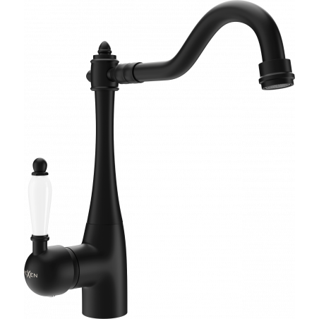 Mexen Carla kitchen faucet, black - 670700-70