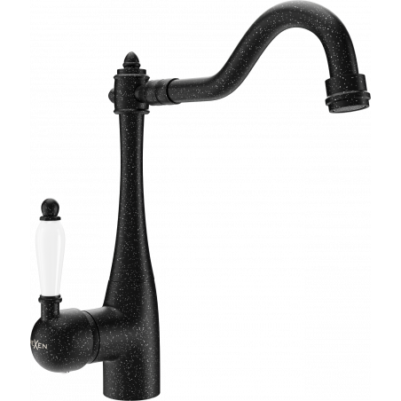 Mexen Carla kitchen faucet, black speckled - 670700-76