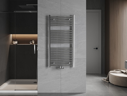 Mexen Ares bathroom radiator 1200 x 600 mm, 490 W, chrome - W102-1200-600-00-01