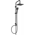 Mexen Tord shower column, black - 78200-70