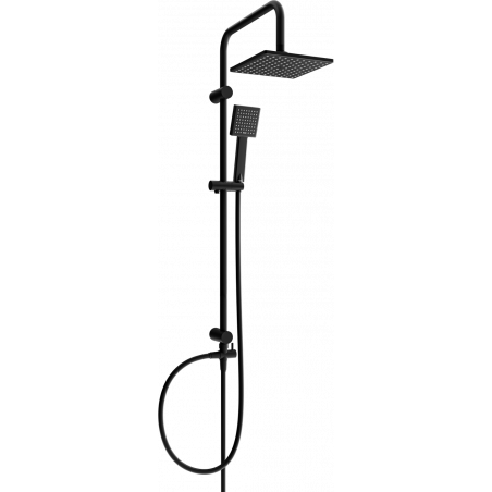 Mexen Tord shower column, Black - 78200-70