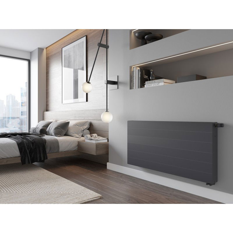 Mexen Line CVL22 Panel Radiator 300 x 1200 mm, Bottom Connection, 1081 W, Anthracite - W622L-030-120-66