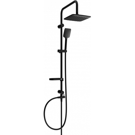 Mexen Sven shower column, Black - 78262-70