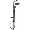 Mexen Sven shower column, Black - 78262-70