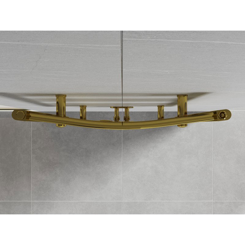 Mexen Ares bathroom radiator 1500 x 600 mm, 579 W, gold - W102-1500-600-00-50