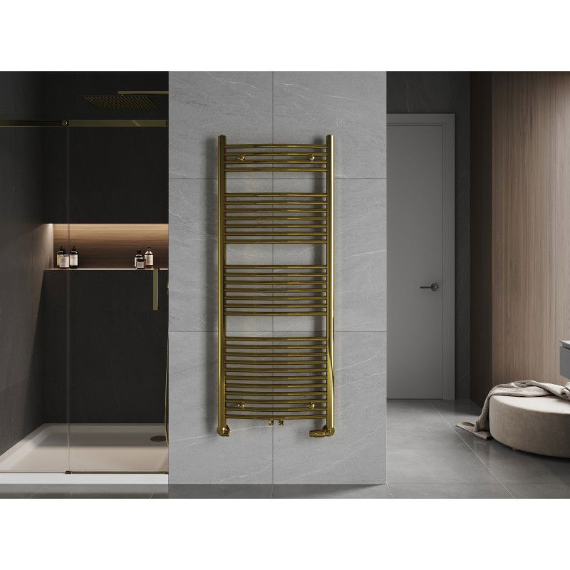 Mexen Ares bathroom radiator 1500 x 600 mm, 579 W, gold - W102-1500-600-00-50