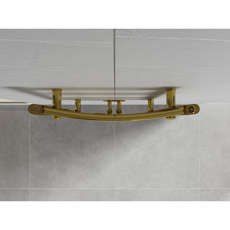 Mexen Ares bathroom radiator 1800 x 500 mm, 647 W, gold - W102-1800-500-00-50