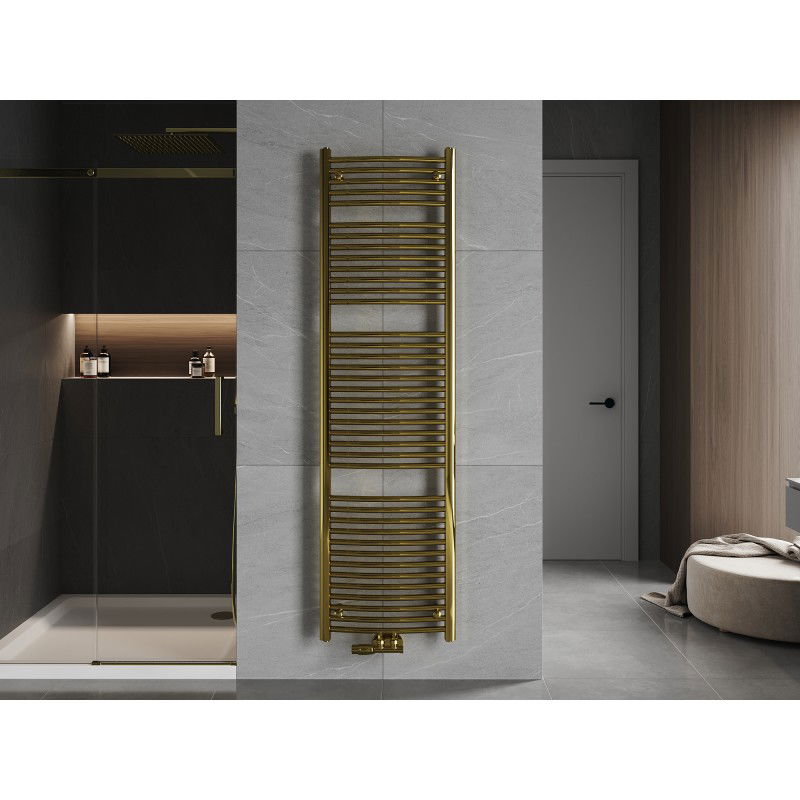 Mexen Ares radiator bathroom 1800 x 500 mm, 647 W, gold - W102-1800-500-00-50