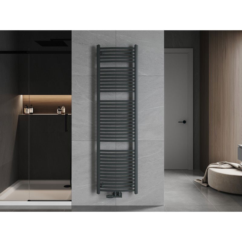 Mexen Ares bathroom radiator 1800 x 500 mm, 820 W, anthracite - W102-1800-500-00-66