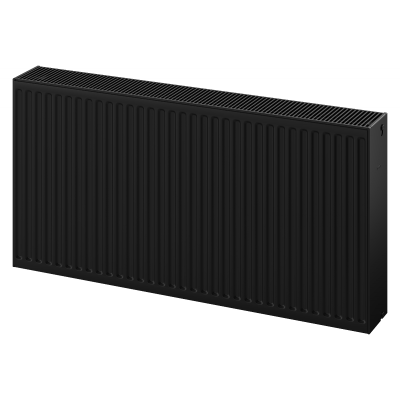 Mexen C33 panel radiator 400 x 3000 mm, side connection, 5067 W, black - W433-040-300-70