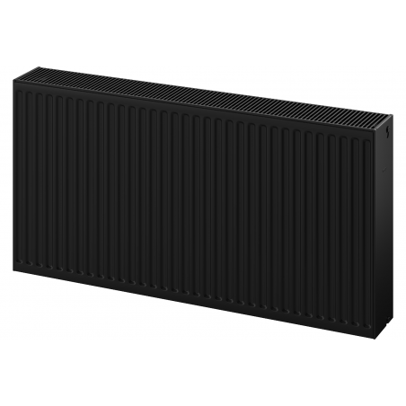 Mexen C33 panel radiator 400 x 3000 mm, side connection, 5067 W, black - W433-040-300-70