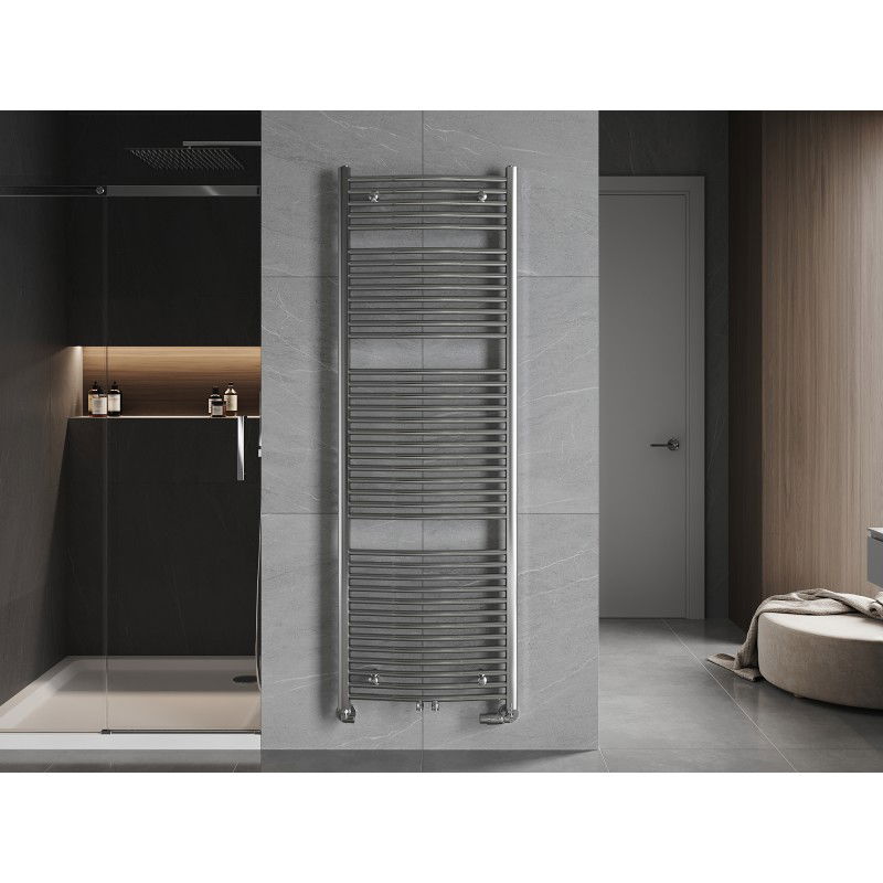 Mexen Ares bathroom radiator 1800 x 600 mm, 757 W, chrome - W102-1800-600-00-01