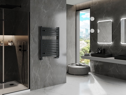Mexen Helios bathroom radiator 800 x 600 mm, 448 W, anthracite - W103-0800-600-00-66