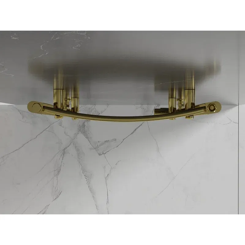 Mexen Helios bathroom radiator 1500 x 500 mm, 534 W, gold - W103-1500-500-00-50