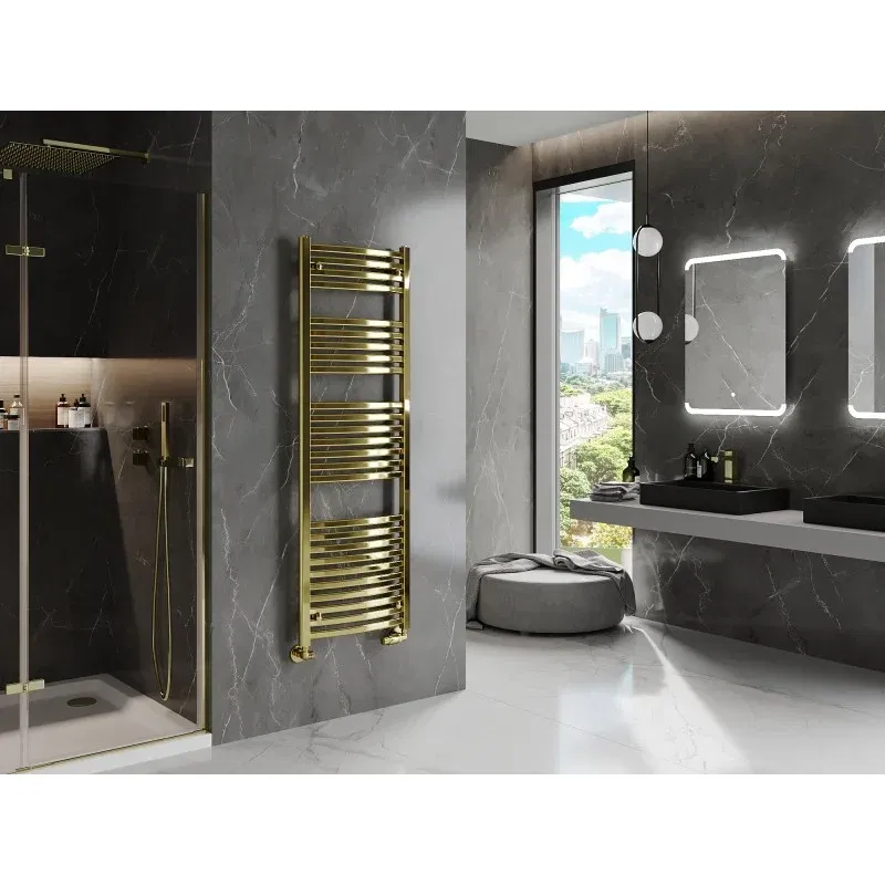 Mexen Helios bathroom radiator 1500 x 500 mm, 534 W, gold - W103-1500-500-00-50