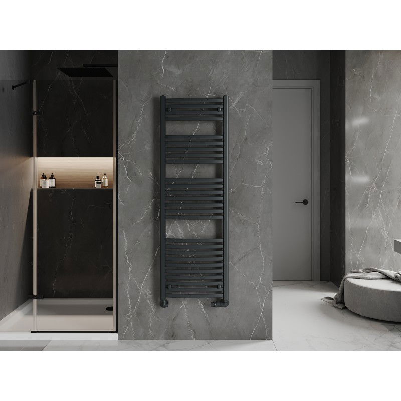 Mexen Helios bathroom radiator 1500 x 500 mm, 676 W, anthracite - W103-1500-500-00-66