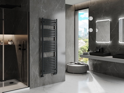 Mexen Helios bathroom radiator 1500 x 500 mm, 676 W, anthracite - W103-1500-500-00-66
