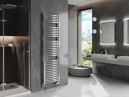Mexen Helios bathroom radiator 1800 x 500 mm, 667 W, chrome - W103-1800-500-00-01