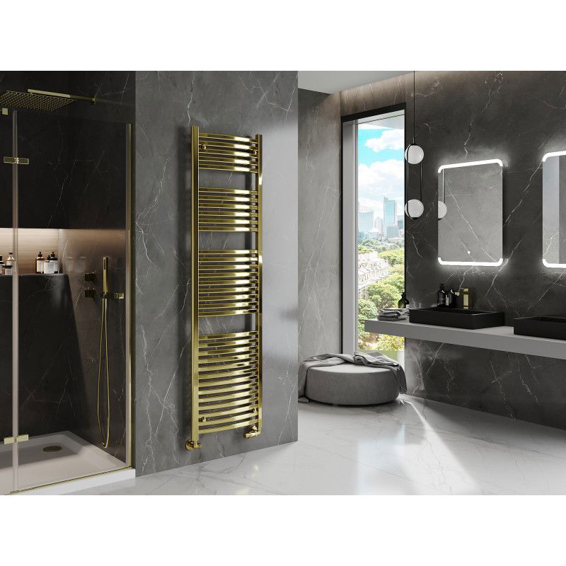 Mexen Helios bathroom radiator 1800 x 500 mm, 667 W, gold - W103-1800-500-00-50