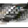 Mexen Helios bathroom radiator 1800 x 600 mm, 782 W, chrome - W103-1800-600-00-01