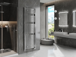 Mexen Helios bathroom radiator 1800 x 600 mm, 782 W, chrome - W103-1800-600-00-01