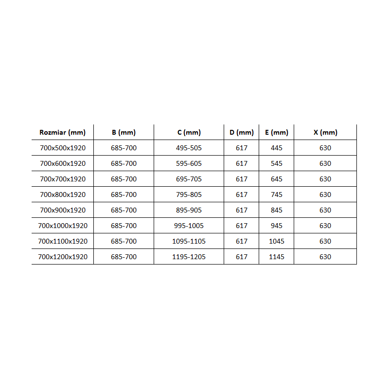 Mexen Pretoria pivot shower cabin 70 x 100 cm, transparent, gold + Flat tray - 852-070-100-50-00-4010