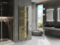 Mexen Helios bathroom radiator 1800 x 600 mm, 782 W, gold - W103-1800-600-00-50