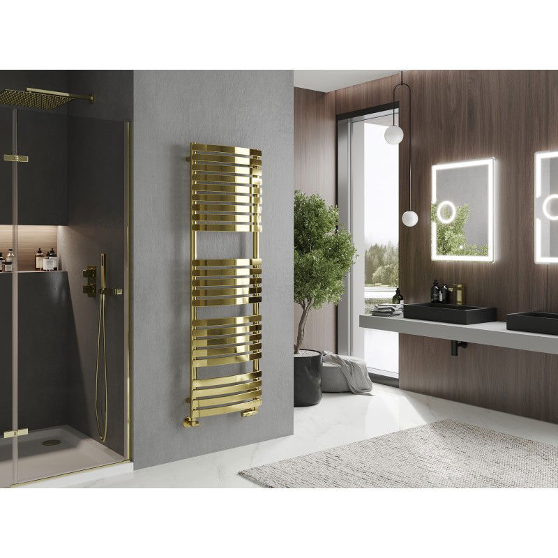 Mexen Bachus 1600 x 500 mm Bathroom Radiator, 679 W, Gold - W109-1600-500-00-50