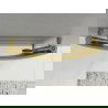 Mexen Bachus 1600 x 500 mm Bathroom Radiator, 679 W, Gold - W109-1600-500-00-50