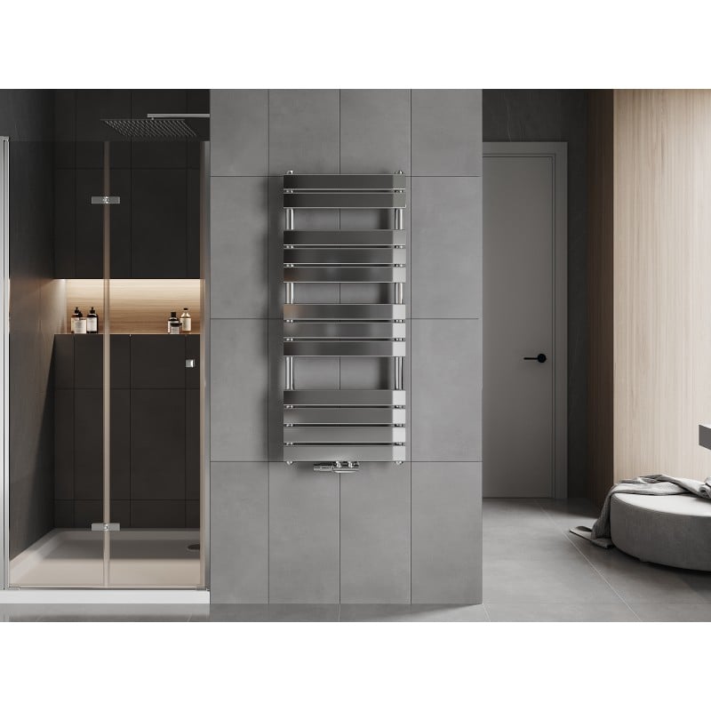 Mexen Ceres bathroom radiator 1200 x 500 mm, 482 W, chrome - W111-1200-500-00-01