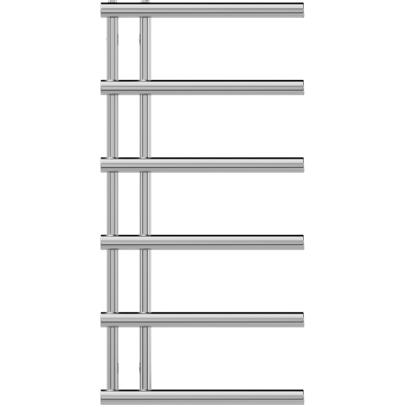 Mexen Jukon decorative bathroom radiator 988 x 500 mm, 246 W, chrome - W116-0988-500-00-01