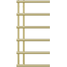 Mexen Jukon decorative bathroom radiator 988 x 500 mm, 246 W, gold - W116-0988-500-00-50