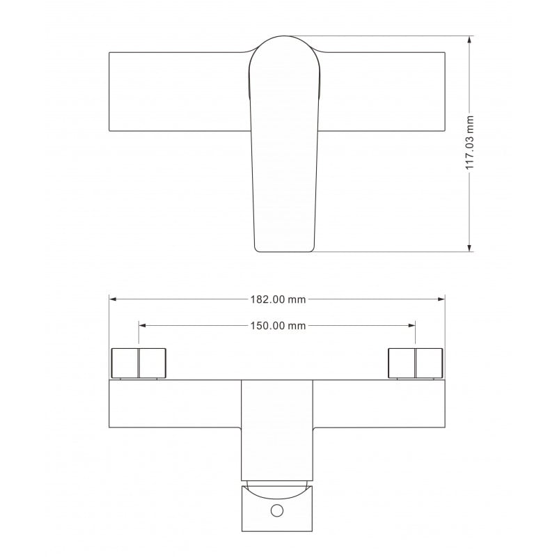Mexen Lynx shower faucet, gold - 745940-50