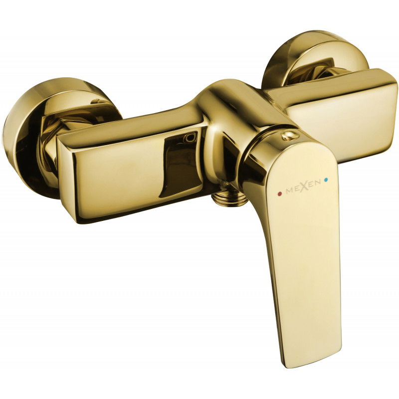 Mexen Lynx Shower mixer tap, Gold - 745940-50