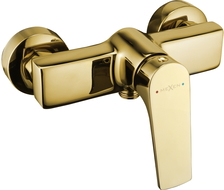 Mexen Lynx Shower mixer tap, Gold - 745940-50